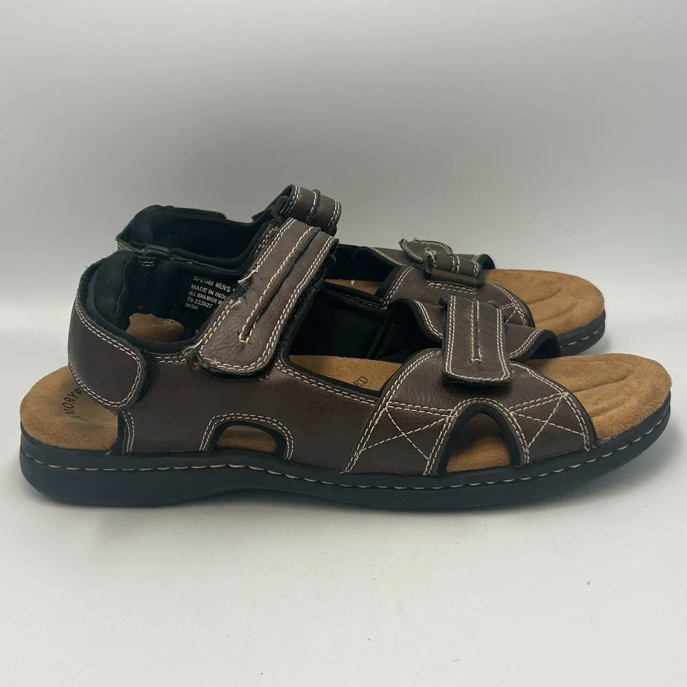 DOCKERS‎ Newpage Mens 12 Outdoor Sport Sandals Memory Foam Comfort Walking Brown